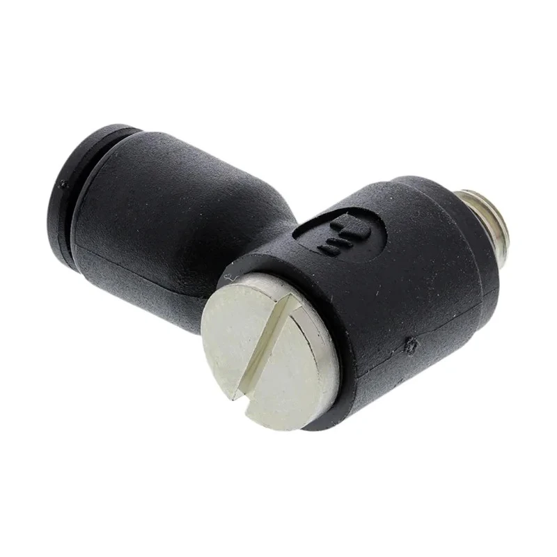Legris LF 3000 Series Pneumatic Elbow Threaded-to-Tube Adapter M5 x 0.8, Push-in 4mm, Polymer, Stainless Steel 3118 04 19