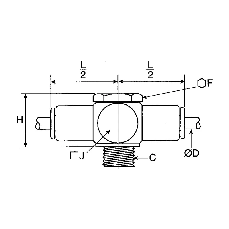 Legris LF 3000 Series Pneumatic Elbow Threaded-to-Tube Adapter M5 x 0.8, Push-in 4mm, Polymer, Stainless Steel 3118 04 19
