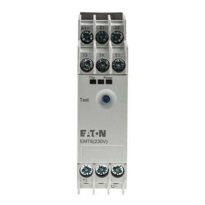 Eaton EMT6 Overload Relay 1 NO/1 NC 3A F.L.C, 3A Contact Rating, 2 W, 230V AC