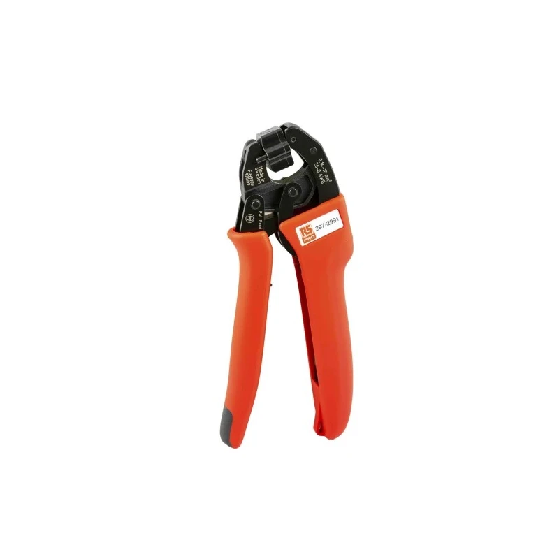 RS PRO Crimp Tool for Wire End Sleeves with Adjustable Ratchet and 180mm Length 297-2991