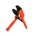 RS PRO Crimp Tool for Crimp Contacts Adjustable Ratchet 204mm Length 0.1-1.5mm² Wire Size 297-2979