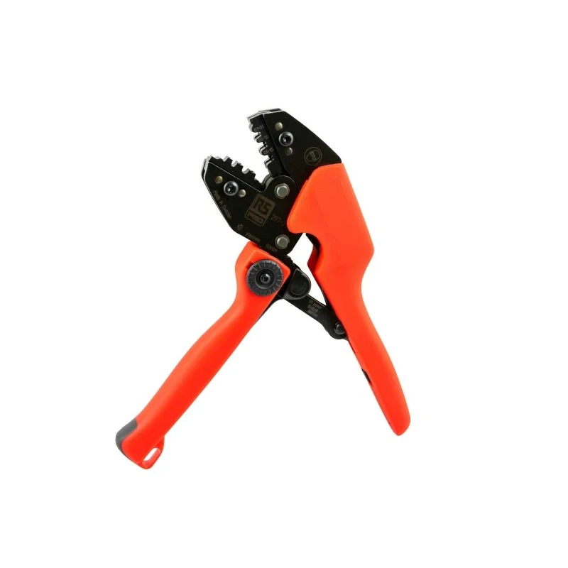 RS PRO Crimp Tool for Crimp Contacts Adjustable Ratchet 204mm Length 0.1-1.5mm² Wire Size 297-2979