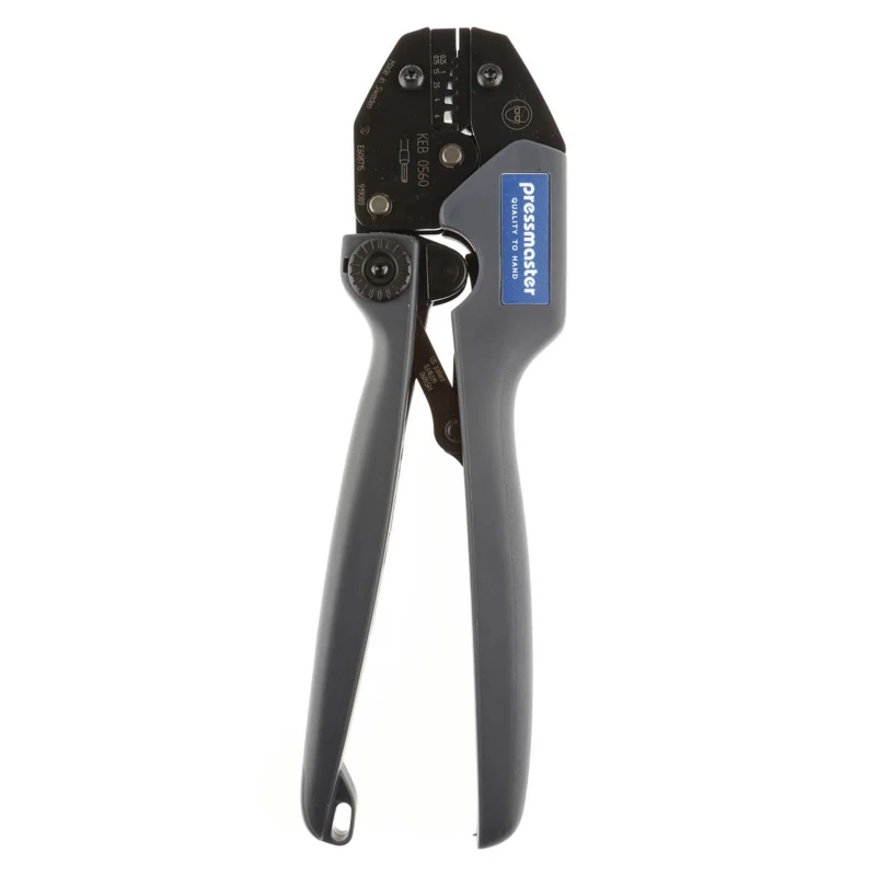 Pressmaster Crimp Tool for Bootlace Ferrule 0.5-6 mm² with Five Cavity Die Head PZ03 