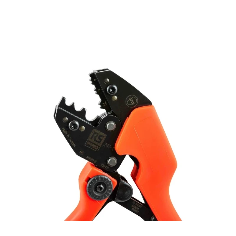 RS PRO Crimp Tool for Tubular Cable Lug, Komfort 3 Cavity Die Ratchet Tool, Adjustable Ratchet, 256mm Length 297-2957