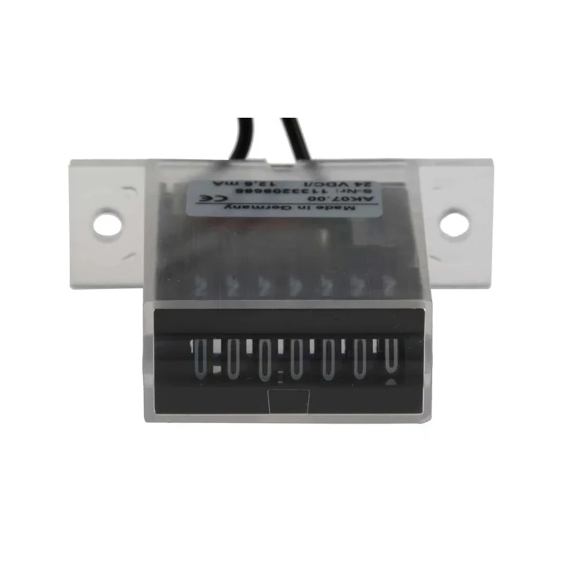 Kubler 7 Digit Electromechanical Base Mount Counter 24V DC 25Hz Frequency AK07.00 1.130.000.033