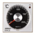 Omron On-Off Temperature Controller 4 Input, 4 Output Relay 240V AC, DIN Rail, Flush Panel Mount E5C2-R20K 100-240VAC 0-200