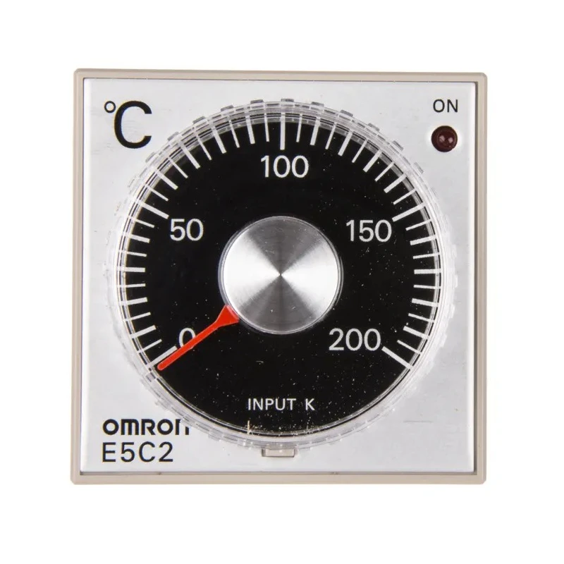 Omron On-Off Temperature Controller 4 Input, 4 Output Relay 240V AC, DIN Rail, Flush Panel Mount E5C2-R20K 100-240VAC 0-200