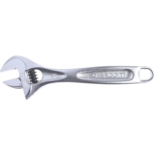 Facom Adjustable Wrench 27 mm Jaw Capacity 206 mm Overall Length Metal Handle Chrome Vanadium Steel 113A.8C