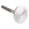 Nu-Tech Engineering Stainless Steel Adjustable Foot M16 Thread 70 mm Base Diameter 2000 kg Static Load Capacity 10 A080/016