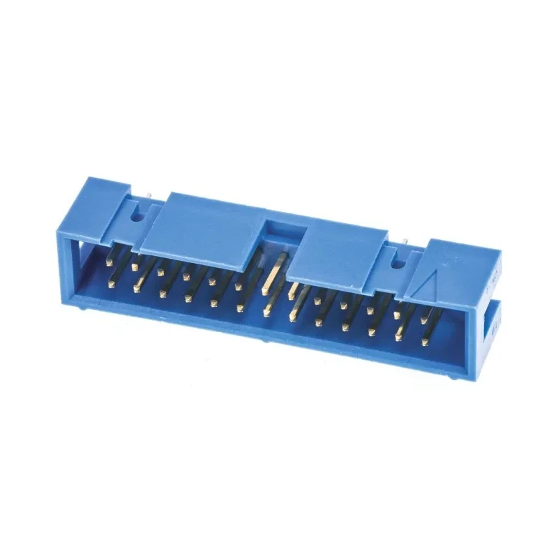 TE Connectivity AMP-LATCH Series Straight Through Hole PCB Header 26 Contacts 2.54 mm Pitch 2 Row Shrouded 2-1761603-9