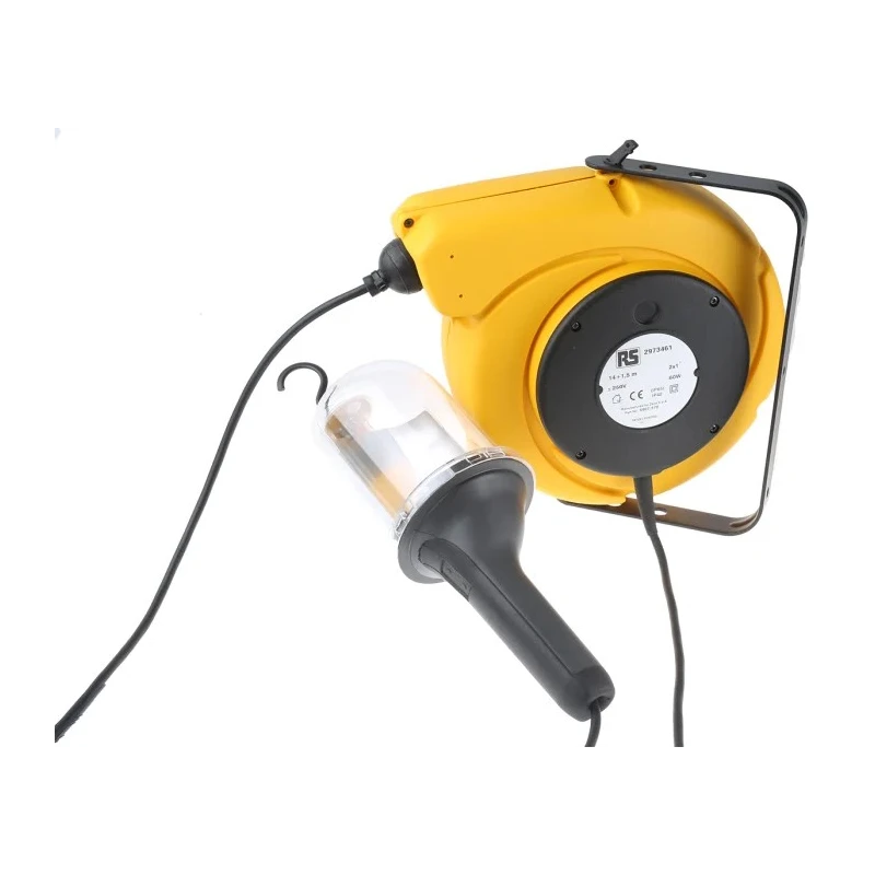 RS PRO Handheld Inspection Lamp 60W, IP42, IP55, Type G Plug 297-3461