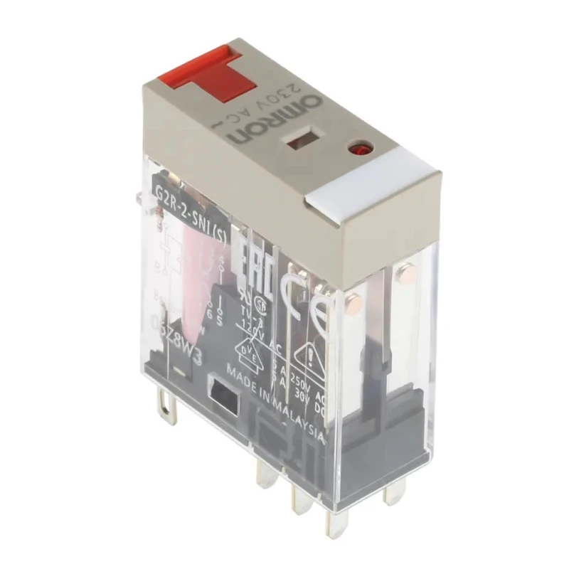 Omron Power Relay 230V AC Coil, 5A Switching Current, DPDT Configuration G2R-2-SNI 230VAC (S)