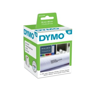 Dymo White Black Print Label Roll 89 mm Width 260 Labels Per Roll S0722400