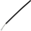 TE Connectivity SPEC 55 Series Black Harsh Environment Wire, 19 x 36 AWG, Ethylene Tetrafluoroethylene Jacket 55A0111-24-0