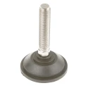 Nu-Tech Engineering M16 70 mm Diameter Adjustable Foot Nickel Plated Steel 1500kg Static Load Capacity 10° Tilt A090/005