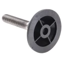 Nu-Tech Engineering Stainless Steel Adjustable Foot M16 Thread 70 mm Diameter 1500 kg Static Load Capacity 10 ° A095/005