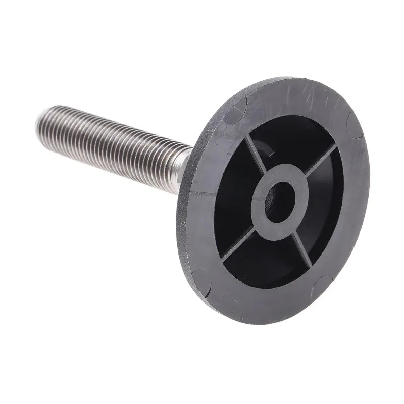 Nu-Tech Engineering Stainless Steel Adjustable Foot M16 Thread 70 mm Diameter 1500 kg Static Load Capacity 10 ° A095/005