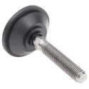 Nu-Tech Engineering Stainless Steel Adjustable Foot M16 Thread 70 mm Diameter 1500 kg Static Load Capacity 10 ° A095/005