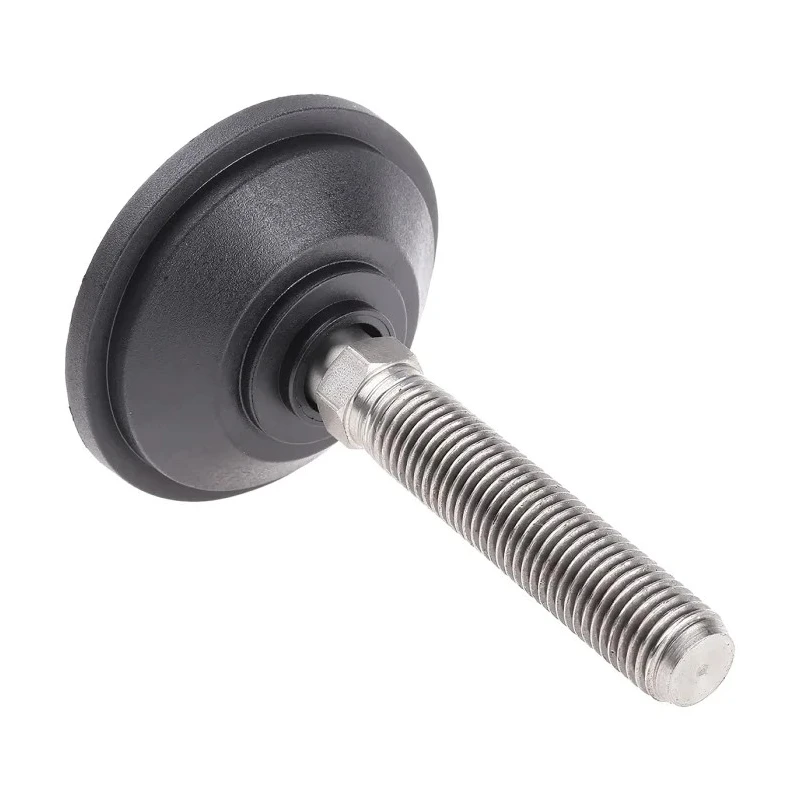 Nu-Tech Engineering Stainless Steel Adjustable Foot M16 Thread 70 mm Diameter 1500 kg Static Load Capacity 10 ° A095/005