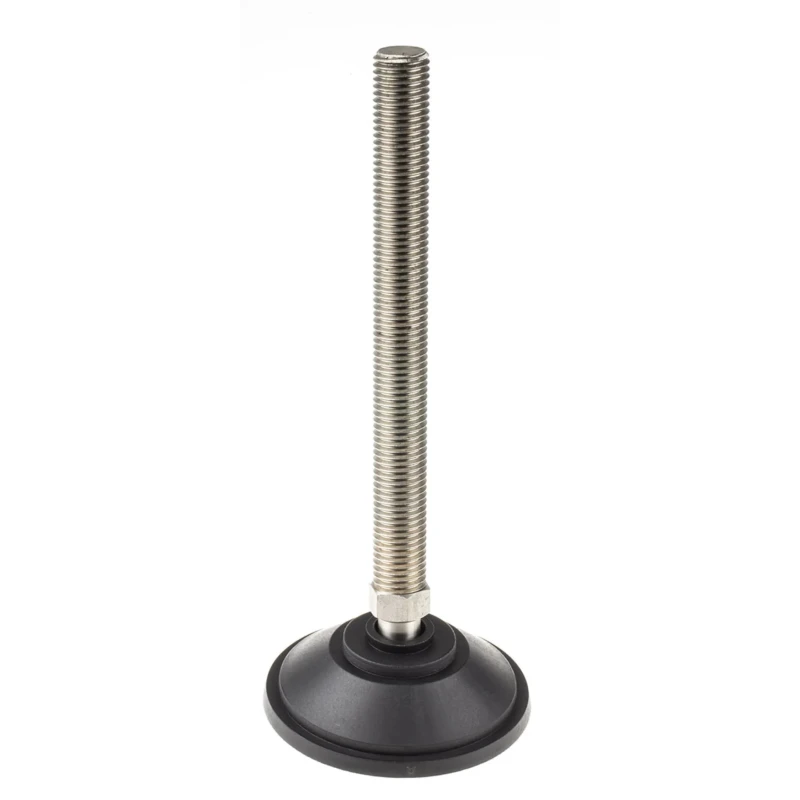 Nu-Tech Engineering M20 100 mm Diameter Stainless Steel Adjustable Foot with 2000 kg Static Load Capacity and 10 ° A095/002