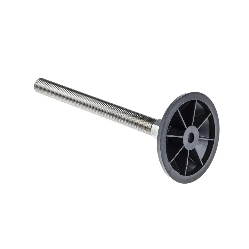 Nu-Tech Engineering M20 100 mm Diameter Stainless Steel Adjustable Foot with 2000 kg Static Load Capacity and 10 ° A095/002
