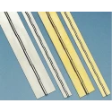 Pinet Aluminium Piano Hinge with Steel Finish and Barrel Pin, 1000 mm x 40 mm x 1.2 mm 328-9795