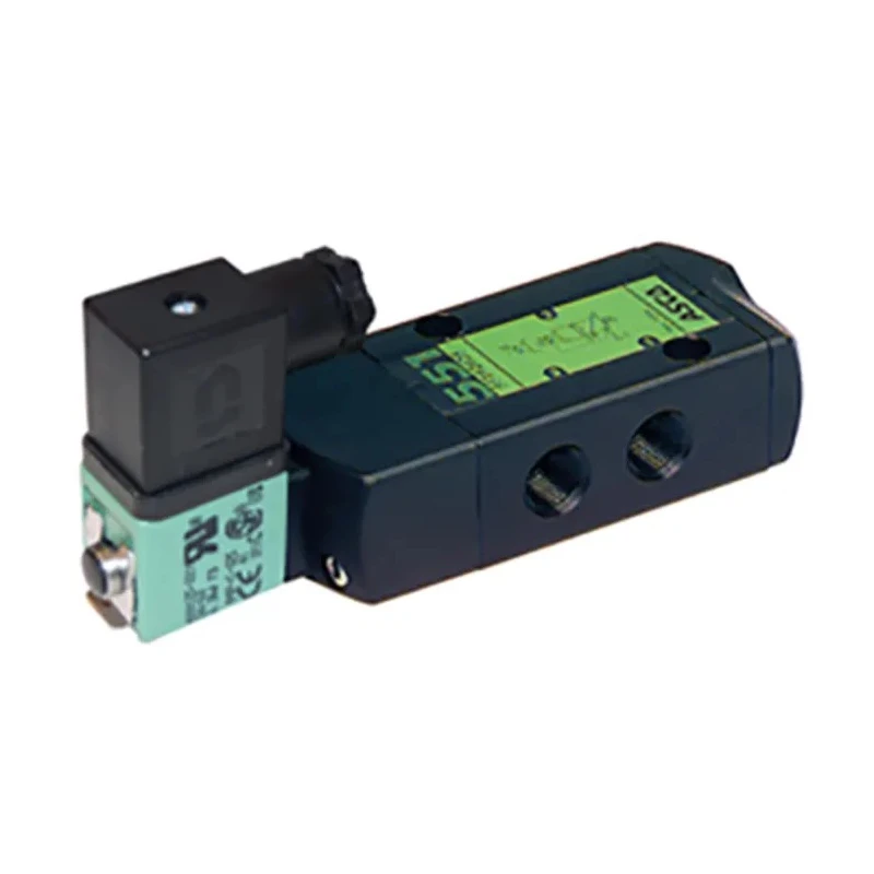 EMERSON ? ASCO EMERSON ASCO Pneumatic Solenoid Valve Pilot/Spring ISO 228-1 G 1/4 Threaded 115V AC 10 SCG551A001MS.115/50