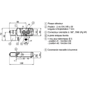 EMERSON ? ASCO EMERSON ASCO Pneumatic Solenoid Valve Pilot/Spring ISO 228-1 G 1/4 Threaded 115V AC 10 SCG551A001MS.115/50