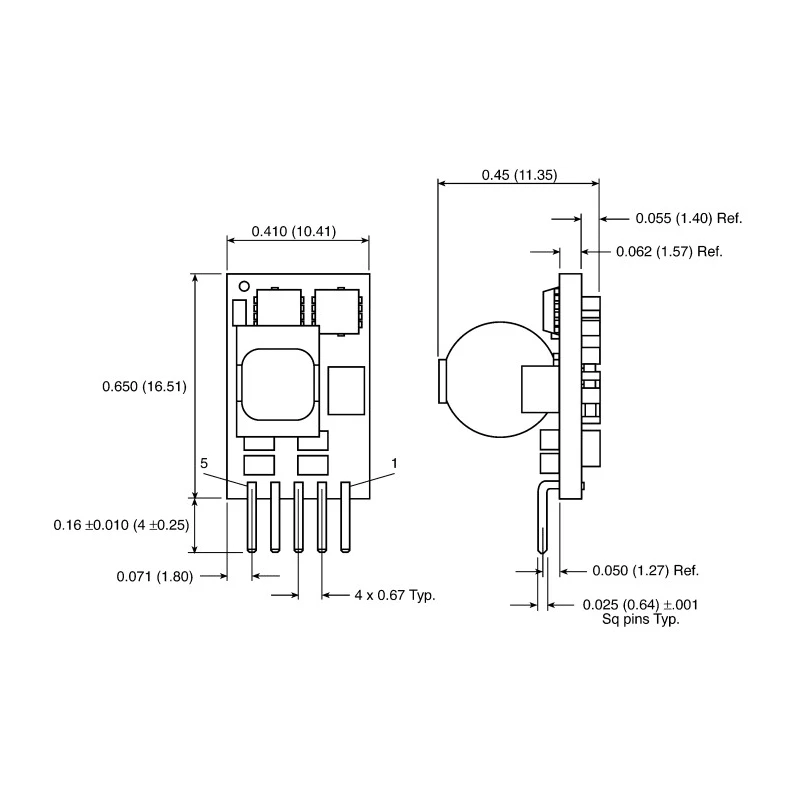 Artesyn / Advanced Energy Series 10 A Single Output Non-Isolated DC/DC Converter, 0.59 V / 5.1 V Output, 3 V to 12 V LDO10C