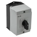 Eaton 3-Pole Surface Mount Isolator Switch, IP65, 100A, 5.5 kW, Black Handle, Series T0-3, Model 