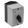 Eaton 3-Pole Surface Mount Isolator Switch, IP65, 100A, 5.5 kW, Black Handle, Series T0-3, Model