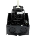 Eaton 3-Pole Surface Mount Isolator Switch, IP65, 100A, 5.5 kW, Black Handle, Series T0-3, Model 