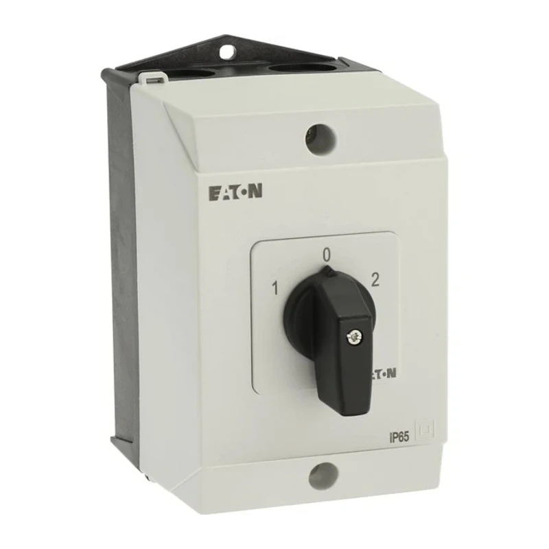 Eaton 3-Pole Surface Mount Isolator Switch, IP65, 100A, 5.5 kW, Black Handle, Series T0-3, Model 