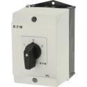 Eaton 3-Pole Surface Mount Isolator Switch, IP65, 100A, 5.5 kW, Black Handle, Series T0-3, Model 