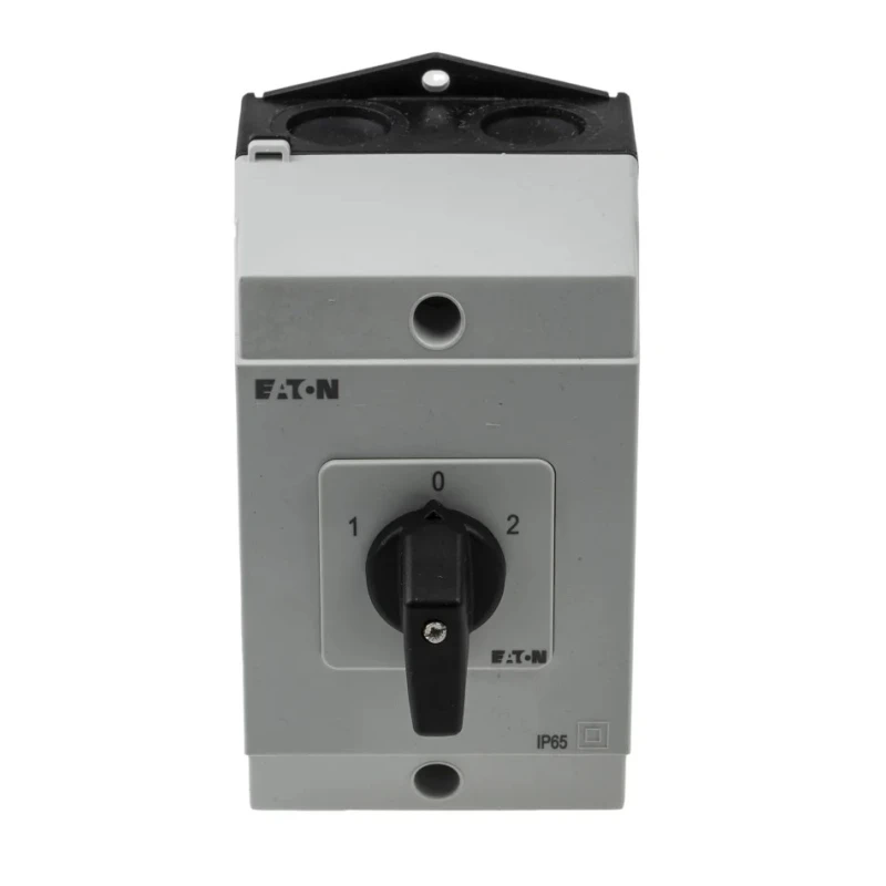 Eaton 3-Pole Surface Mount Isolator Switch, IP65, 100A, 5.5 kW, Black Handle, Series T0-3, Model 