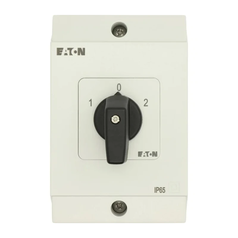 Eaton 3-Pole Surface Mount Isolator Switch, IP65, 100A, 5.5 kW, Black Handle, Series T0-3, Model 