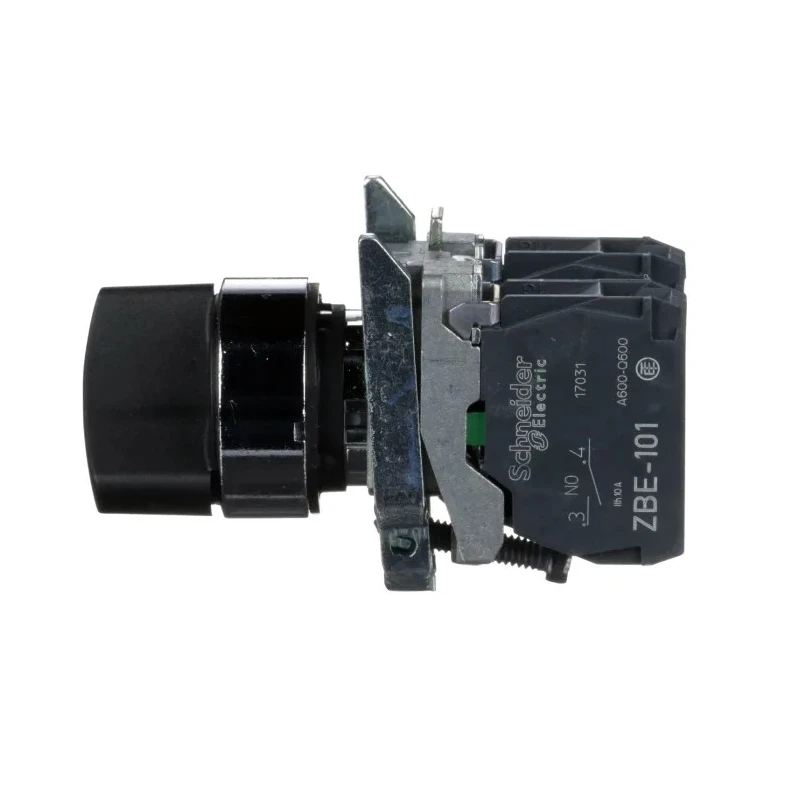 Schneider Electric Robust Knob Selector Switch SPDT 2 Positions 22 mm Cutout Diameter Harmony XB4 XB4BD25