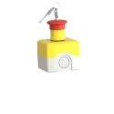 Schneider Electric Harmony Series Key Release Emergency Stop Push Button, Surface Mount, 22 mm Cutout, 2 NC, IP69 XALK188F