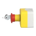 Schneider Electric Harmony Series Key Release Emergency Stop Push Button, Surface Mount, 22 mm Cutout, 2 NC, IP69 XALK188F