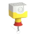 Schneider Electric Harmony Series Key Release Emergency Stop Push Button, Surface Mount, 22 mm Cutout, 2 NC, IP69 XALK188F