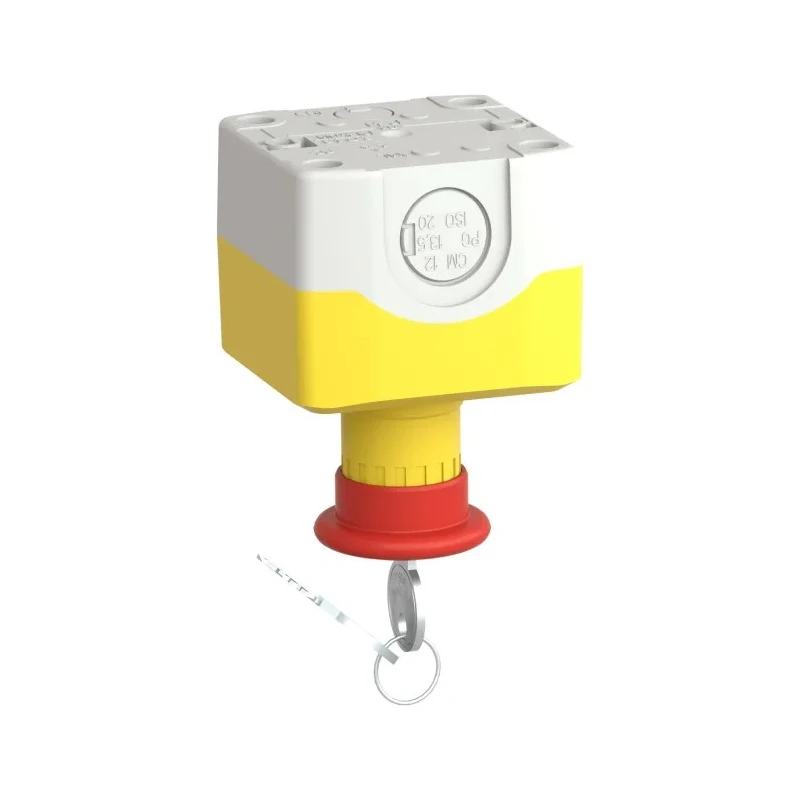 Schneider Electric Harmony Series Key Release Emergency Stop Push Button, Surface Mount, 22 mm Cutout, 2 NC, IP69 XALK188F