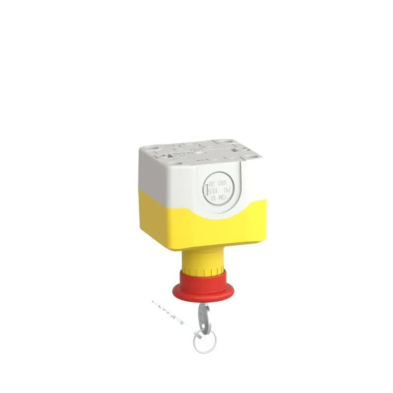 Schneider Electric Harmony Series Key Release Emergency Stop Push Button, Surface Mount, 22 mm Cutout, 2 NC, IP69 XALK188F