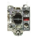 Schneider Electric Harmony XB4 Series Push Button Switch, Spring Return, Panel Mount, 22 mm Cutout, 1 NC Contact XB4BA42