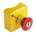 Schneider Electric Harmony Series Key Release Emergency Stop Push Button, Surface Mount, 22 mm Cutout, 2 NC, IP69 XALK188F
