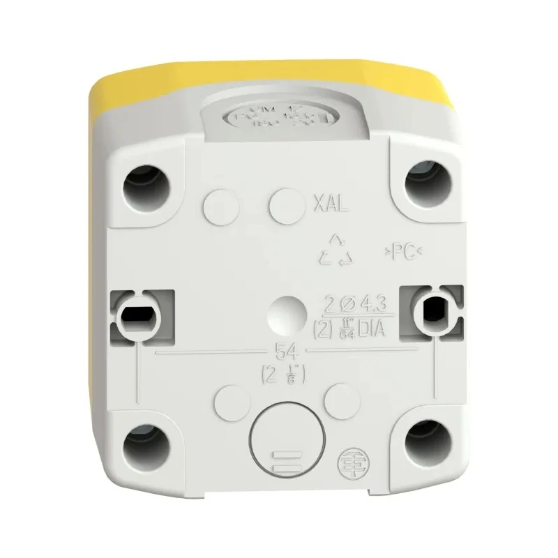Schneider Electric Harmony Series Key Release Emergency Stop Push Button, Surface Mount, 22 mm Cutout, 2 NC, IP69 XALK188F