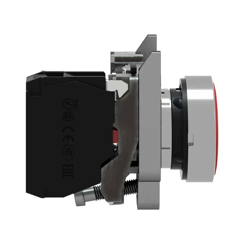 Schneider Electric Harmony XB4 Series Push Button Switch, Spring Return, Panel Mount, 22 mm Cutout, 1 NC Contact XB4BA42