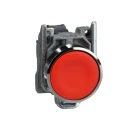Schneider Electric Harmony XB4 Series Push Button Switch, Spring Return, Panel Mount, 22 mm Cutout, 1 NC Contact XB4BA42