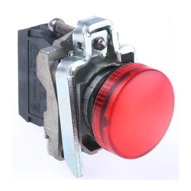 Schneider Electric Panel Mount Red LED Pilot Light Harmony XB4 22 mm Cutout 250V XB4BV64