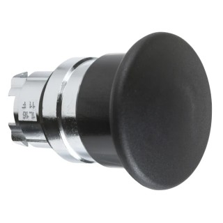Schneider Electric Harmony XB4 Series Black Spring Return Push Button Head, Round Plastic, 22mm Diameter, IP66 IP69 ZB4BC2