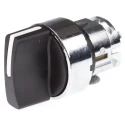 Schneider Electric Harmony Series 3 Position Selector Switch Head 22 mm Cutout Black Handle IP66 IP69 IP67 ZB4BD8